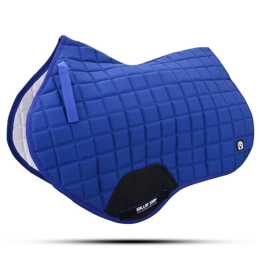 GLP Close Contact Jumping Saddle Cloth Numnah Saddle Pads (Cob/Pony, Royal Blue)