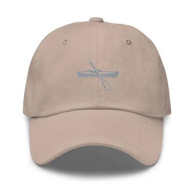 Canoeing hat, Embroidered Unisex Baseball hat, Canoeing Gifts, Canoeing Cap.