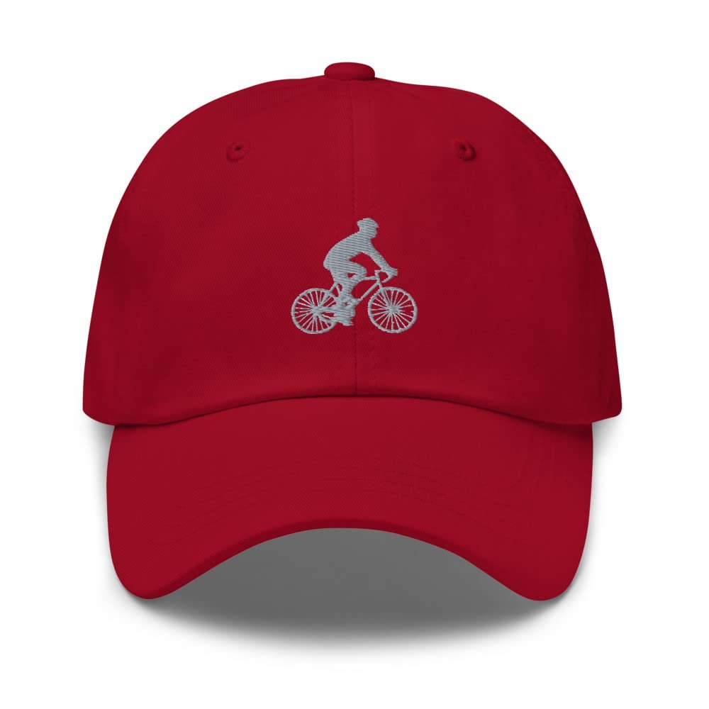 Cycling hat, embroidered unisex baseball hat, Cycling gifts, Cycling cap.