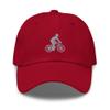 Cycling hat, embroidered unisex baseball hat, Cycling gifts, Cycling cap. view 1