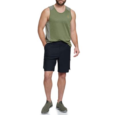 BASS OUTDOOR Men's Pullover Men's Knit Tank TOP,DP Lime, XL