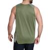 BASS OUTDOOR Men's Pullover Men's Knit Tank TOP,DP Lime, XL view 4