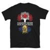 Canadian Grown with Bajan Roots - with Text - Canada Barbados Flag Tree - Short-Sleeve Unisex T-Shirt view 1