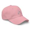 Big Game Fishing hat, Embroidered Unisex Baseball hat, Big Game Fishing Gifts, Big Game Fishing Cap. Pink view 2