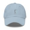 Boxing hat, Embroidered Unisex Baseball hat, Boxing Gifts, Boxing Cap. Light Blue view 1