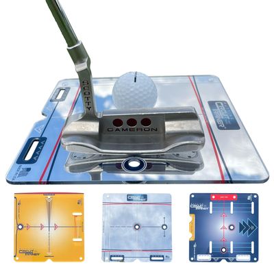 EyeLine Golf Putting Mirror, Circuit Trainer, Portable Putting Alignment Training Aids with Carry-on Bag, Indoor and Outdoor Practice, Golf Accessories, for Trainer (All Three Trainers)