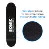 Sakar Sonic The Hedgehog Skateboard with Printed Graphic Grip Tape. Great for Kids and Teens Cruiser Skateboard with ABEC 5 Bearings, Durable Deck, Smooth Wheels view 3