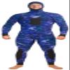MAKO Spearguns Mens Spearfishing Wetsuit Yamamoto 3D Ocean Blue Camo 5mm 2 Piece (Medium-Large) view 1