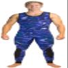 MAKO Spearguns Mens Spearfishing Wetsuit Yamamoto 3D Ocean Blue Camo 5mm 2 Piece (Medium-Large) view 2