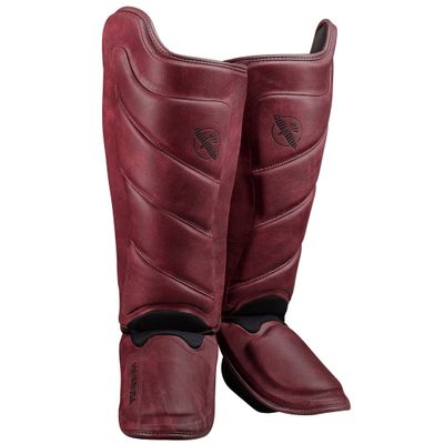 Hayabusa T3 LX Striking Shinguards - Crimson, Large