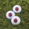 Fox Valley Traders Personalized White Golf Balls Set of 6 - Gifts for Birthdays, Stocking Stuffers, Party Favors - Buffalo Plaid Design view 2