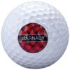 Fox Valley Traders Personalized White Golf Balls Set of 6 - Gifts for Birthdays, Stocking Stuffers, Party Favors - Buffalo Plaid Design view 3