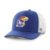 '47 NCAA Men's Trucker Snapback Adjustable Hat (Kansas Jayhawks - Royal Blue) view 1