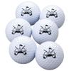 Fox Valley Traders Personalized White Golf Balls Set of 6 - Gifts for Birthdays, Stocking Stuffers, Party Favors - Golf Club Banner Design view 1