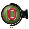 The Fan-Brand NCAA : On the 50 - Round Rotating Lighted Wall Sign - Football, Basketball & Baseball College Sports Dcor - Office, Game Room, Fan Cave & Garage - USA Made view 1