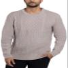 X RAY Mens Crew Neck Sweater, Cable Knit Crewneck Pullover Sweaters for Men, Vintage Mixed Stitch Sweatershirt, Sand, X-Large view 1