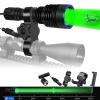 UltraFire 1917 Yard Green Hunting Light Single Mode LED Flashlight, 2200 High Lumen Varmint Predator Lights with Pressure Switch Picatinny Rail Mount Scope Mount for Hunting Night Observation GC20 PRO view 1