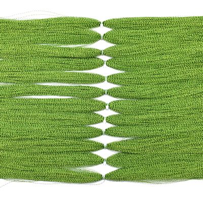 12 Packs 270 Strands per Bag Crystal Flash Line Fly Fishing Tying Material Dry Flies Multiple Colors (18- Military Green -12packs)