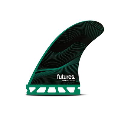 Futures Fins F6 Legacy Thruster Fin Set Green M
