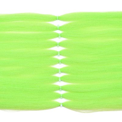 12 Packs 270 Strands per Bag Crystal Flash Line Fly Fishing Tying Material Dry Flies Multiple Colors (1-Flo green-12packs)