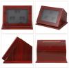 INOOMP Championship Ring Display Box Wooden Baseball Ring Display Case Box Sports Baseball Ring Holder Championship Ring Box with Foam Lining for Multiple Rings view 4