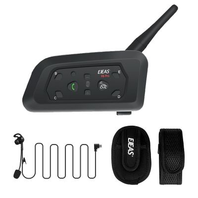 MIMIRACLE Referee Headset, Referee Communication System with Headset Earphone, V6 Bluetooth Intercom for Football Soccer Handball -1Pack
