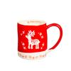 Evergreen 18 OZ Ceramic Reindeer Cup view 1