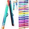 FC FUNCHEER 8FT Folding Balance Beam -Gymnastics Floor Beam - Gymnastics Equipment- Anti-Slip Bottom - Suede Cover - Carry Bag for Kids/Adults Home & Gym Center view 1