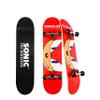 Sakar Sonic The Hedgehog Knuckles Skateboard with Printed Graphic Grip Tape. Great for Kids and Teens Cruiser Skateboard with ABEC 5 Bearings, Durable Deck, Smooth Wheels view 1
