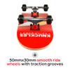 Sakar Sonic The Hedgehog Knuckles Skateboard with Printed Graphic Grip Tape. Great for Kids and Teens Cruiser Skateboard with ABEC 5 Bearings, Durable Deck, Smooth Wheels view 4