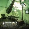 OneTigris TEGIMEN Hammock Hot Tent with Stove Jack, Spacious Versatile Wall Tent with Snow Skirt, 3000mm Waterproof with Zippered Tent Bag (Ranger Green) view 3