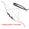 HNZMDY Black Hunter Archery Takedown Recurve Bow Limbs Replacements Takedown Longbow Limbs 25-60 Lbs Replacement Bow Limbs Only (40 Lbs, recurve Bow Limbs) view 2