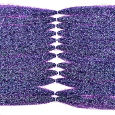 12 Packs 270 Strands per Bag Crystal Flash Line Fly Fishing Tying Material Dry Flies Multiple Colors (7-Purple-12packs)