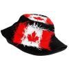 Cute Canada Flag Bucket Hat Summer Travel Beach Sun Hat Packable Outdoor Canadian Fisherman Cap for Women Men view 2