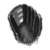WILSON A500 12.5 Utility Youth Baseball Glove - Right Hand Throw, Black/Grey/Blue view 2