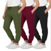 Real Essentials 3 Pack: Girls' Lounge Joggers Soft Athletic Performance Casual Sweatpants-Set 6, XL (16) view 1
