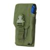 OD Green Hook Loop Tactical Buckled Universal Magazine Pouch 3.5" W x 7" H x 2" D view 1