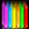 PCA 24 PCS Premium Neon Glow Sticks with PE String, Ultra Bright Multicolor, 6 Inch Emergency Light Sticks For Blackout Or Storm Ready Use,Waterproof, Non-toxic, Duration Lighting view 1