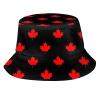 Cute Canada Flag Bucket Hat Summer Travel Beach Sun Hat Packable Outdoor Canadian Fisherman Cap for Women Men view 1