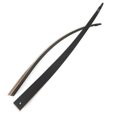 HNZMDY Black Hunter Archery Takedown Recurve Bow Limbs Replacements Takedown Longbow Limbs 25-60 Lbs Replacement Bow Limbs Only (20 Lbs, Longbow Limbs)