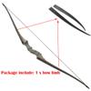 HNZMDY Black Hunter Archery Takedown Recurve Bow Limbs Replacements Takedown Longbow Limbs 25-60 Lbs Replacement Bow Limbs Only (20 Lbs, Longbow Limbs) view 2