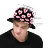 Cute Canada Flag Bucket Hat Summer Travel Beach Sun Hat Packable Outdoor Canadian Fisherman Cap for Women Men view 3