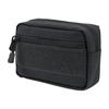Black MOLLE PALS Tactical Compact Utility Tool Hook Loop Panel Pouch view 1