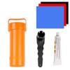 ihreesy PVC Patch Repair Kit,Inflatable Boat Repair Patch Valve Wrench Paddle Board Repair Kit Inflatable Kayak Repair Patch Kit view 1