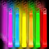 PCA 96 PCS Premium Neon Glow Sticks with PE String, Ultra Bright Multicolor, 6 Inch Emergency Light Sticks For Blackout Or Storm Ready Use,Waterproof, Non-toxic, Duration Lighting view 1