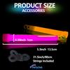 PCA 96 PCS Premium Neon Glow Sticks with PE String, Ultra Bright Multicolor, 6 Inch Emergency Light Sticks For Blackout Or Storm Ready Use,Waterproof, Non-toxic, Duration Lighting view 2