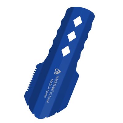 NACETURE Ultralight Backpacking Trowel Aluminum Shovel Small Potty Multitool with Longer Handle Design Essential for Hiking, Camping and Survival Bags (Blue 1 Pack)