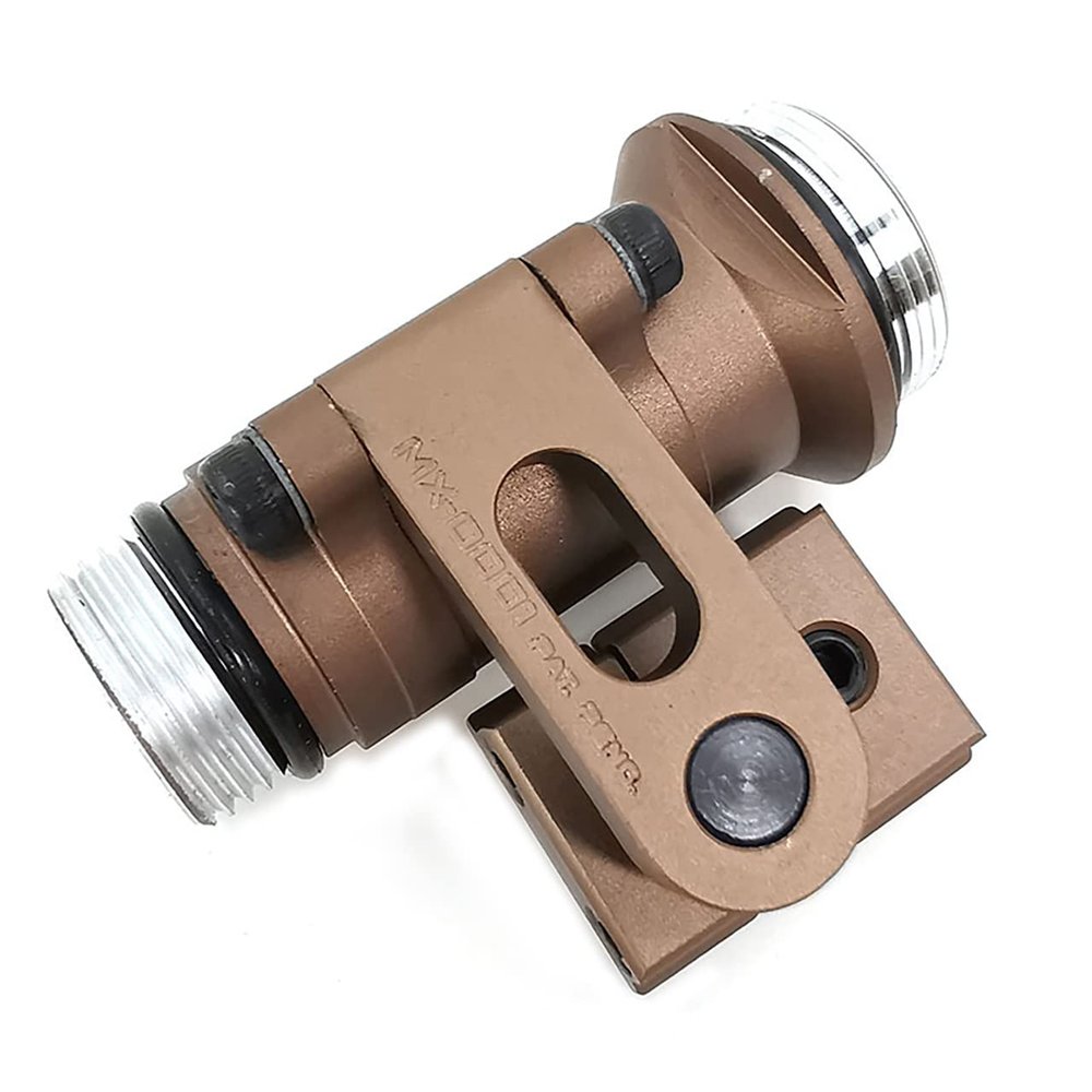 AWETHE Helmet Mount for Tactical Scout Flashlight M300B M300C M300V Series for ARC Helmet Rail Intergrated Flashlight Mount (Sand)