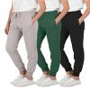 3 Pack Girls' Joggers Sweatpants Pants Athletic Yoga Pockets Kids Teen view 1