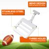 Dunzy 50 Pieces Shoulder Pad T Hook Football Pad T Hook (1.5 Inch,Silver) view 3